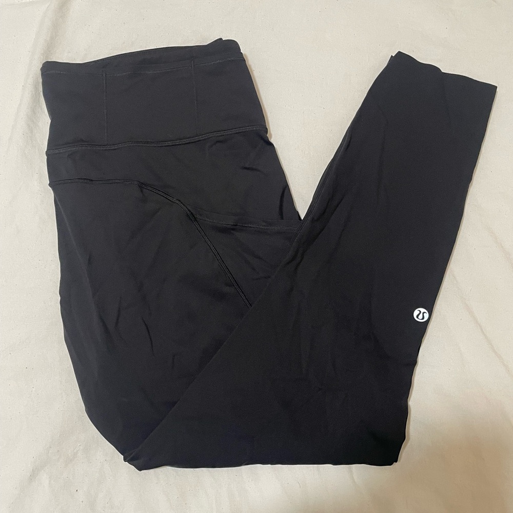 Lululemon black leggings size 12